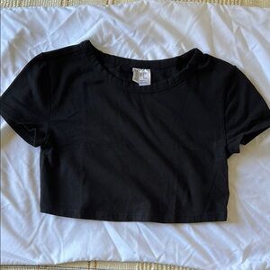 Black Crop Top